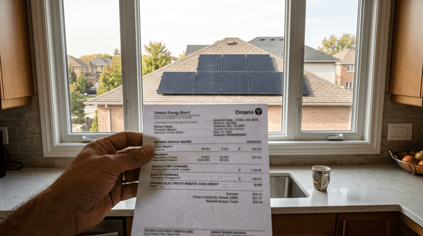 Ontario Energy Board (OEB) rate decisions 2026 - independent Crown regulator setting residential electricity rates, approving distribution charges for 58 Ontario utilities, and enforcing consumer protection rules - Solar X analysis