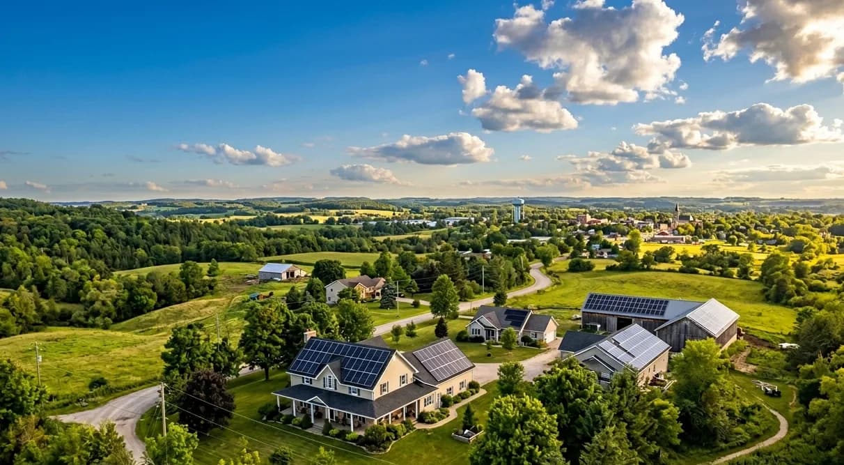 Orangeville Ontario residential solar panel installation by Solar X - Dufferin County solar guide for BetterHomes Dufferin and HRSP