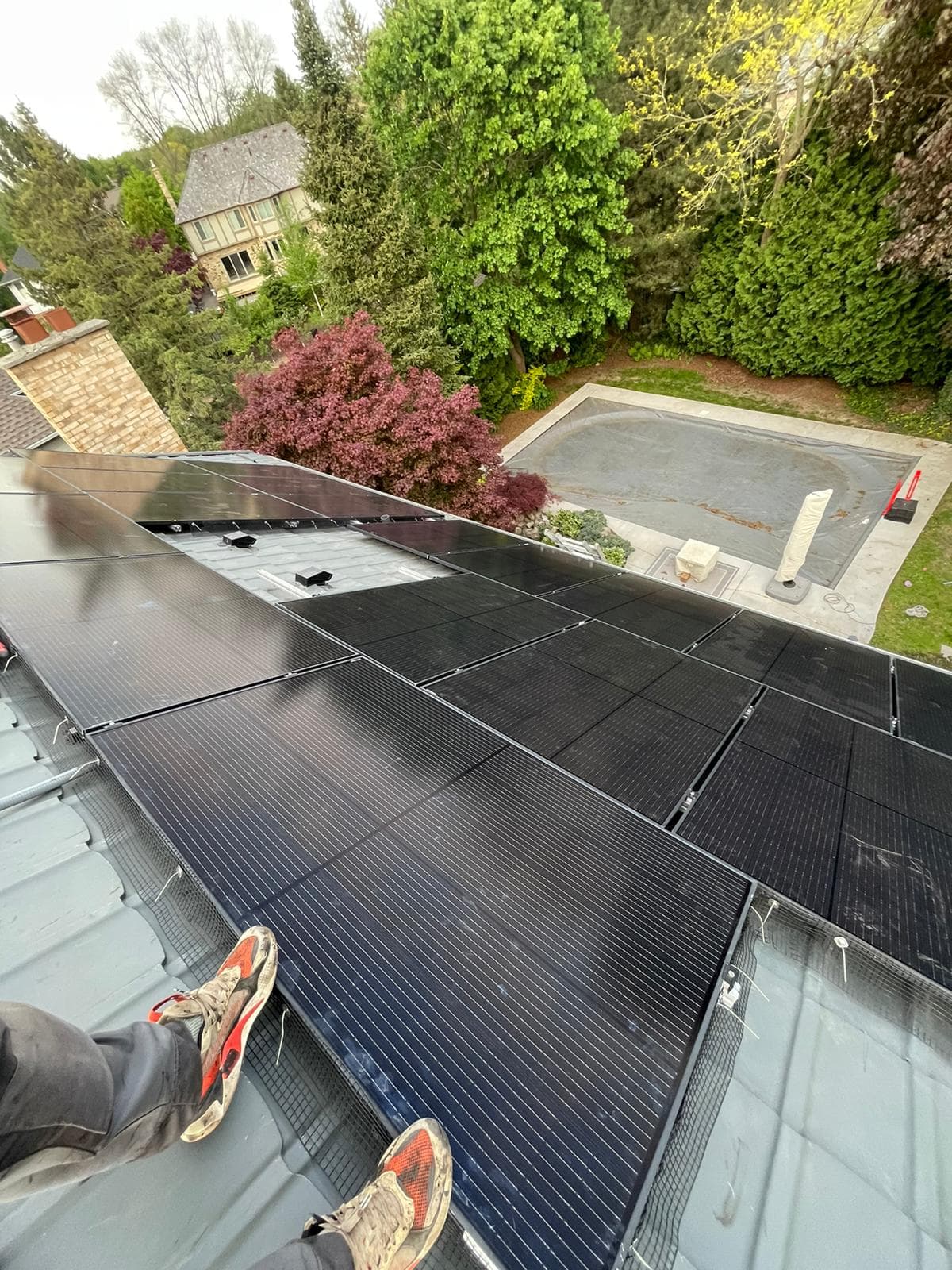 Net metering solar system