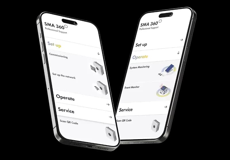 SMA 360° App interface