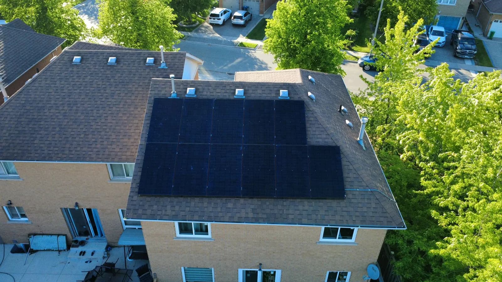 Residential solar installation in Brampton, ON by Solar X, 5.5 kW system
