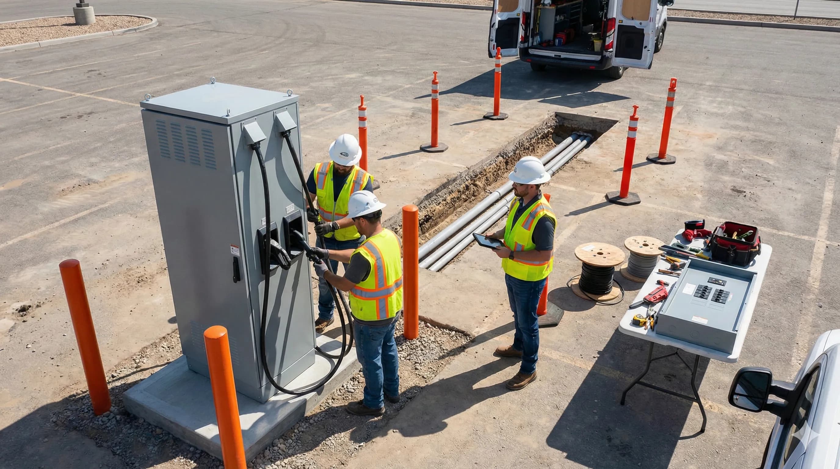 Certified Installation - Commercial EV charging services from SolarX Canada