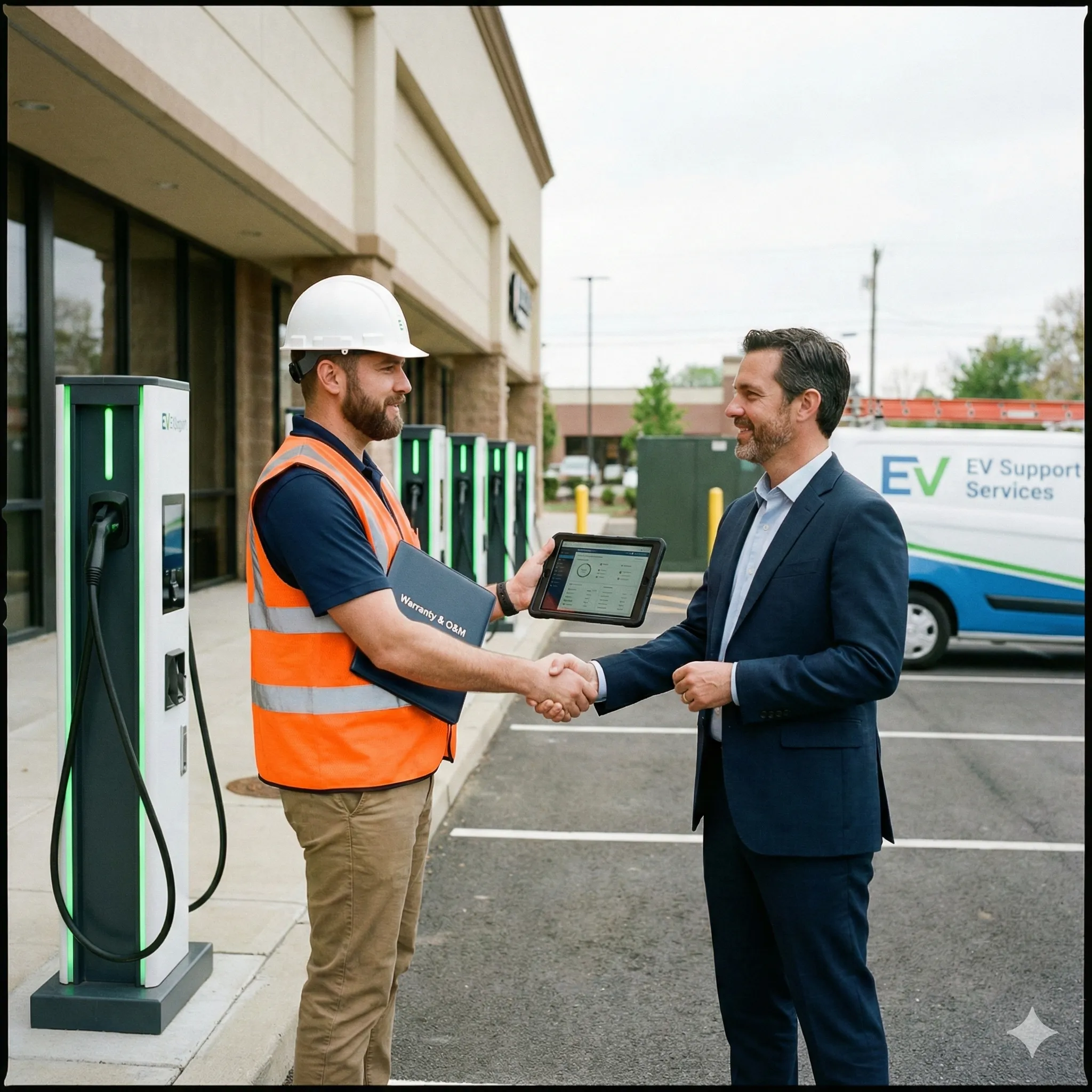 Handover & Support - EV charging installation process from SolarX Canada