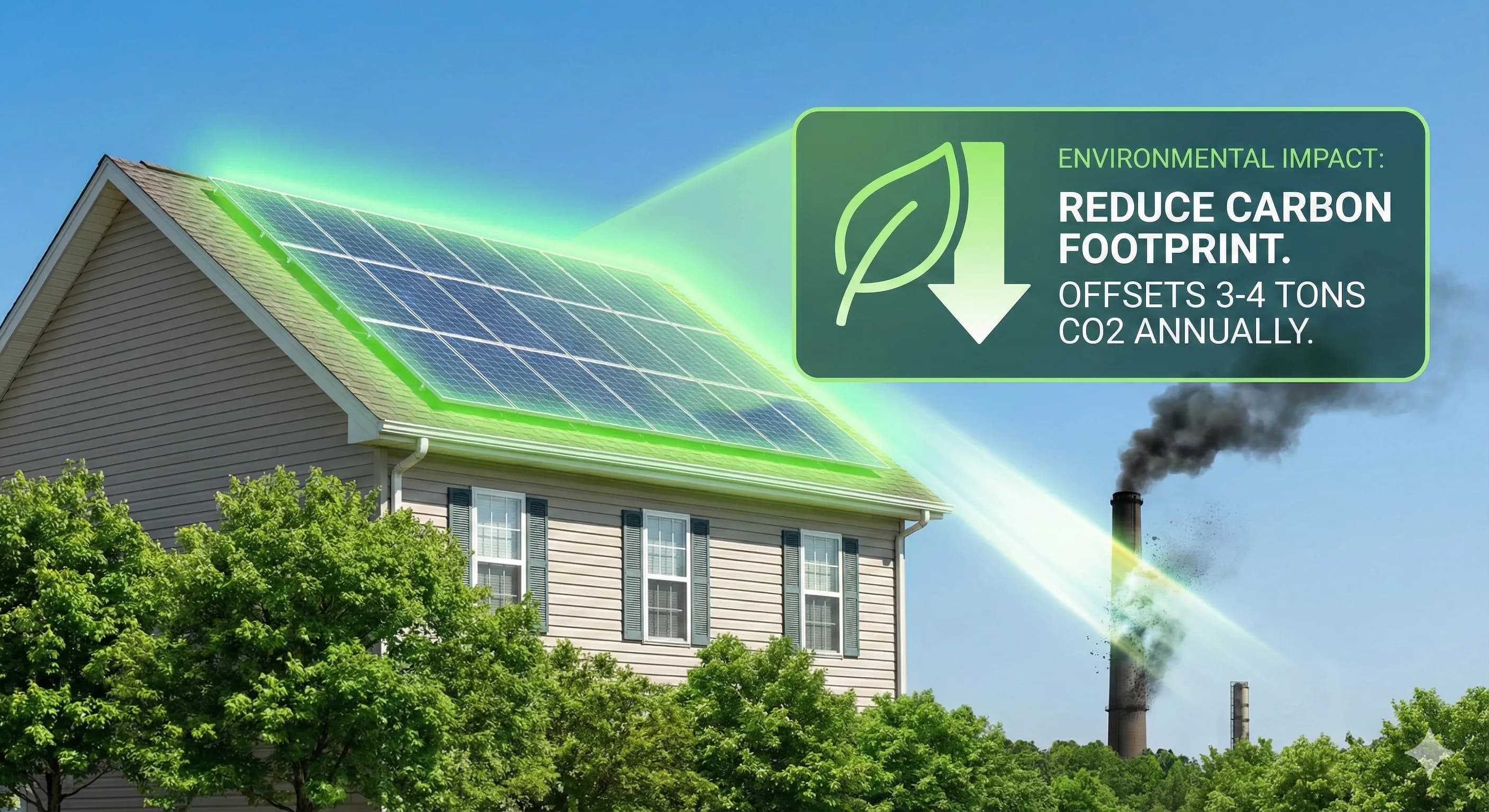 Environmental Impact - Reduce your carbon footprint significantly. A typical reside