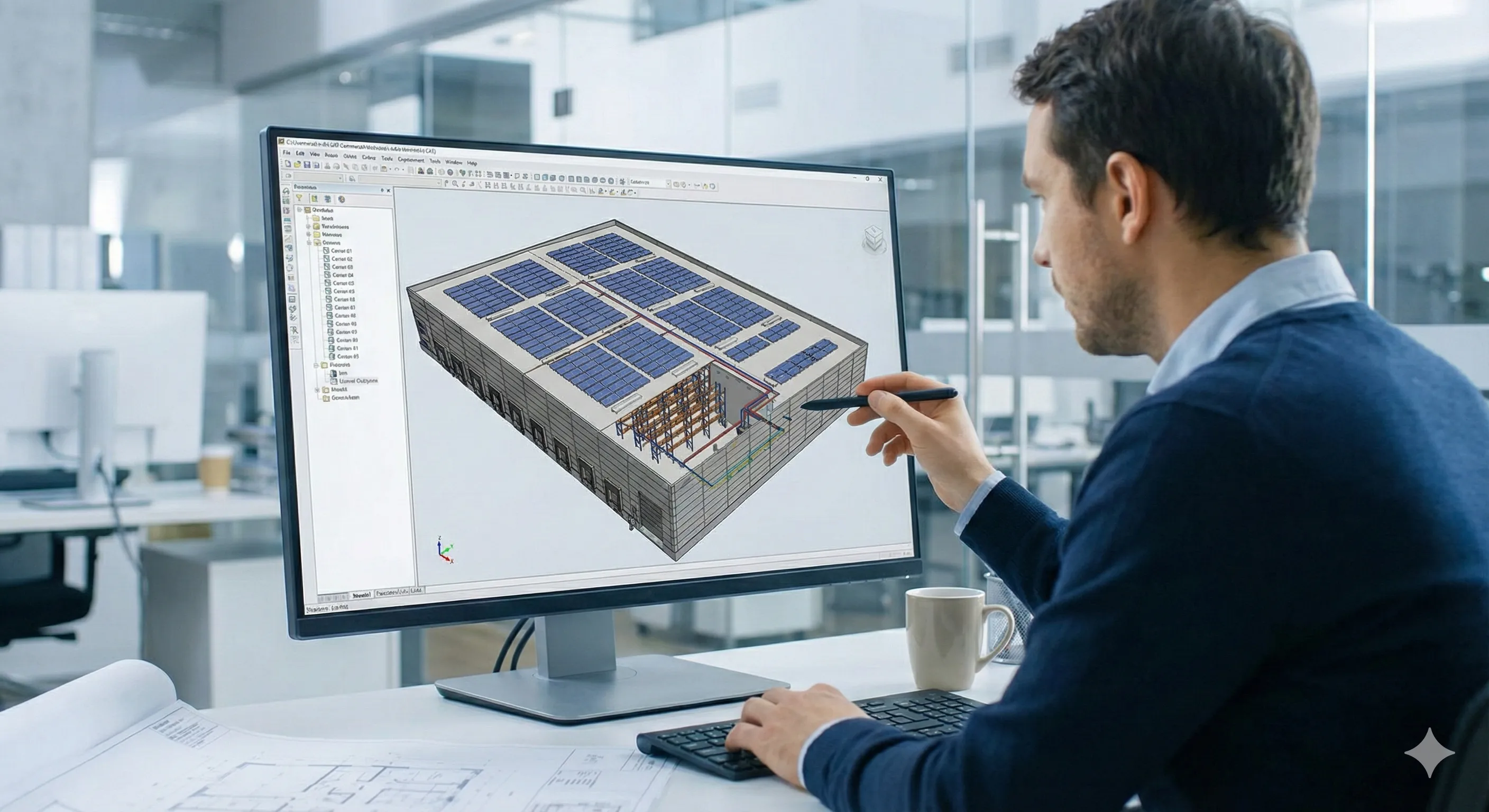 Custom Design - Commercial solar installation process step 2