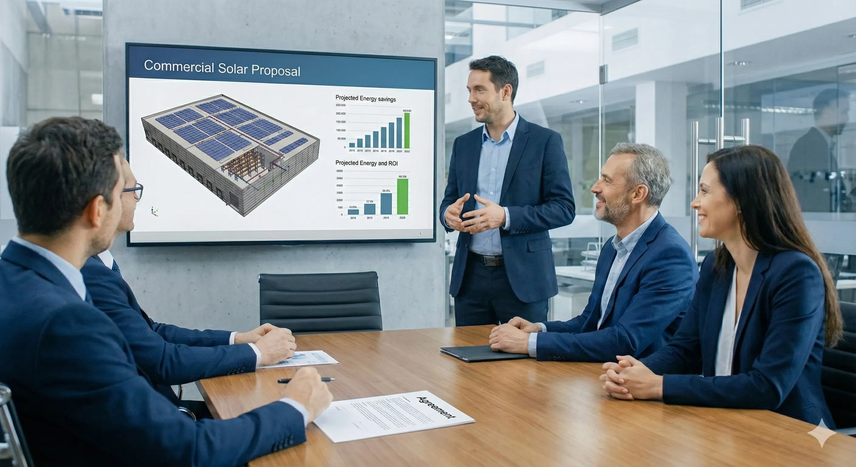 Proposal & Agreement - Commercial solar installation process step 3