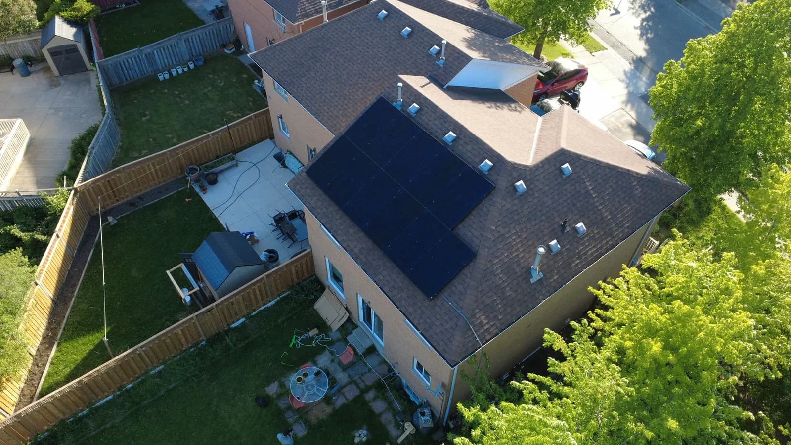 Brampton solar installation by Solar X, photo 2